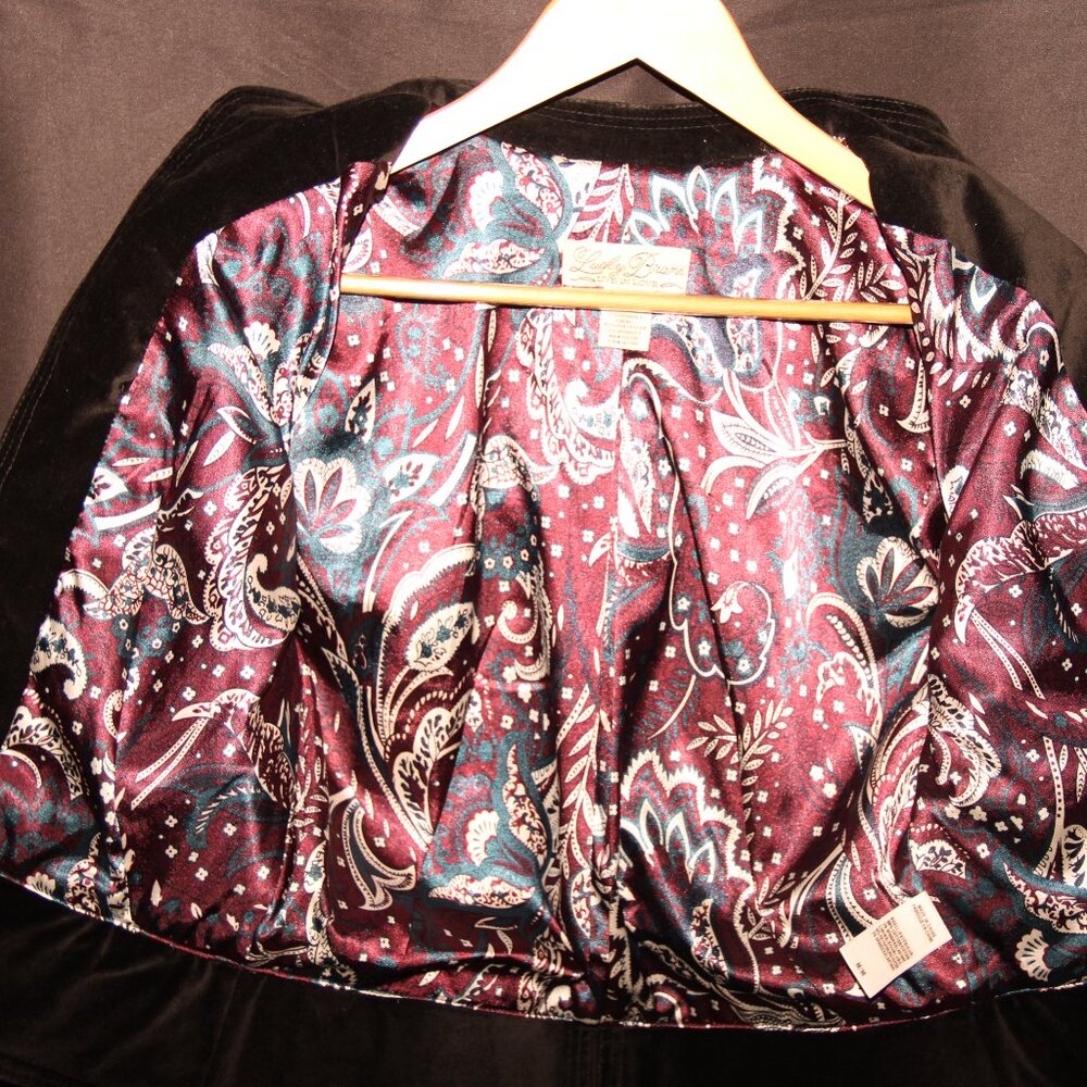 LUCKY BRAND Velvet Embroidered Jacket - Picture 6 of 7